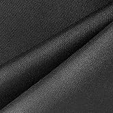 Waterproof Canvas Fabric by the Yard, 600D Outdoor Chair Upholstery Fabric | (Black, 1 Yard 58"x 36")58" Polyester Material for Indoor Outdoor Sewing