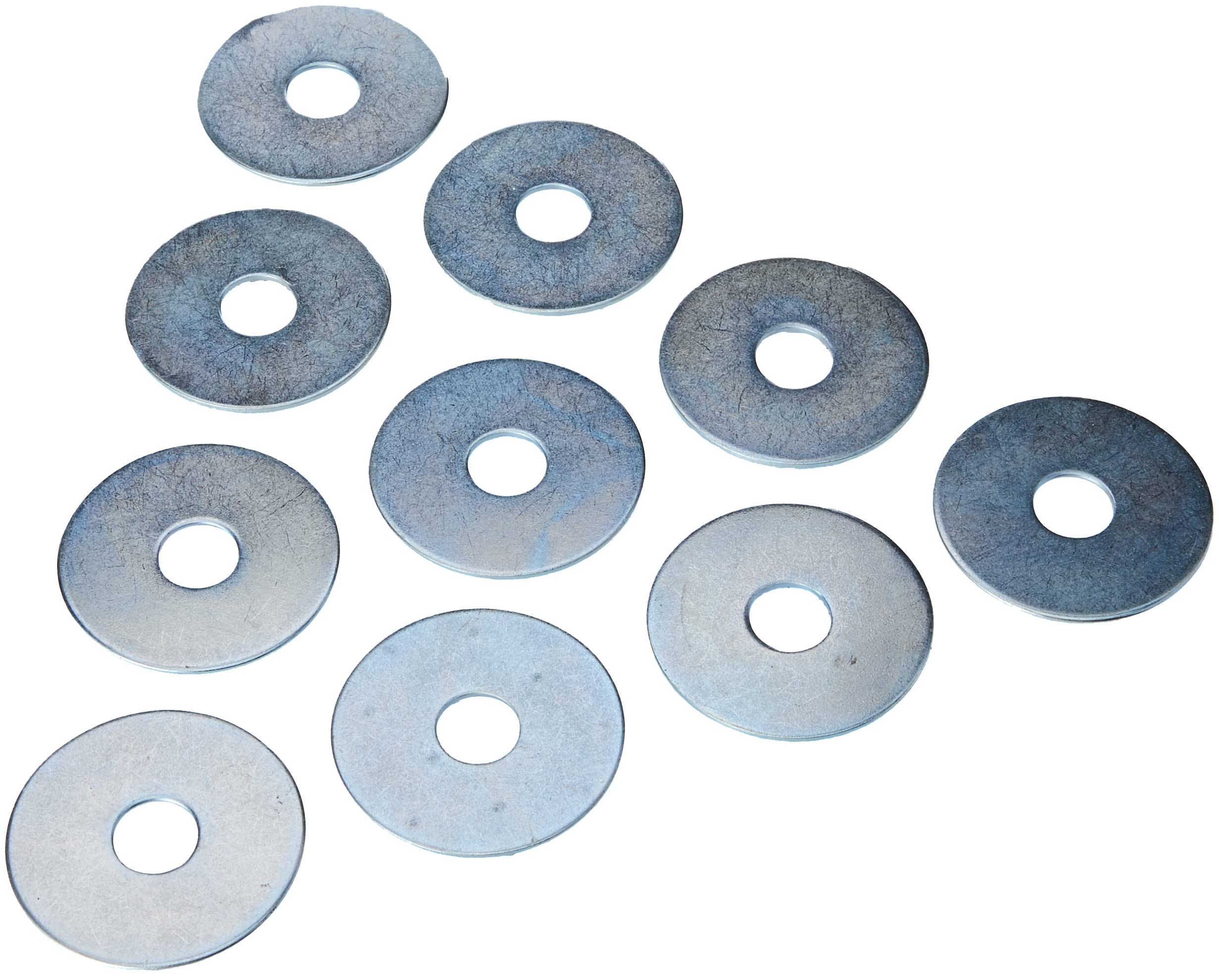 Merriway BH02055 (10 Pcs) Penny Repair Mudguard Fender Washer, 38 mm x 10 mm (1.1/2 Inch x 3/8 Inch) Hole - Pack of 10 Pieces
