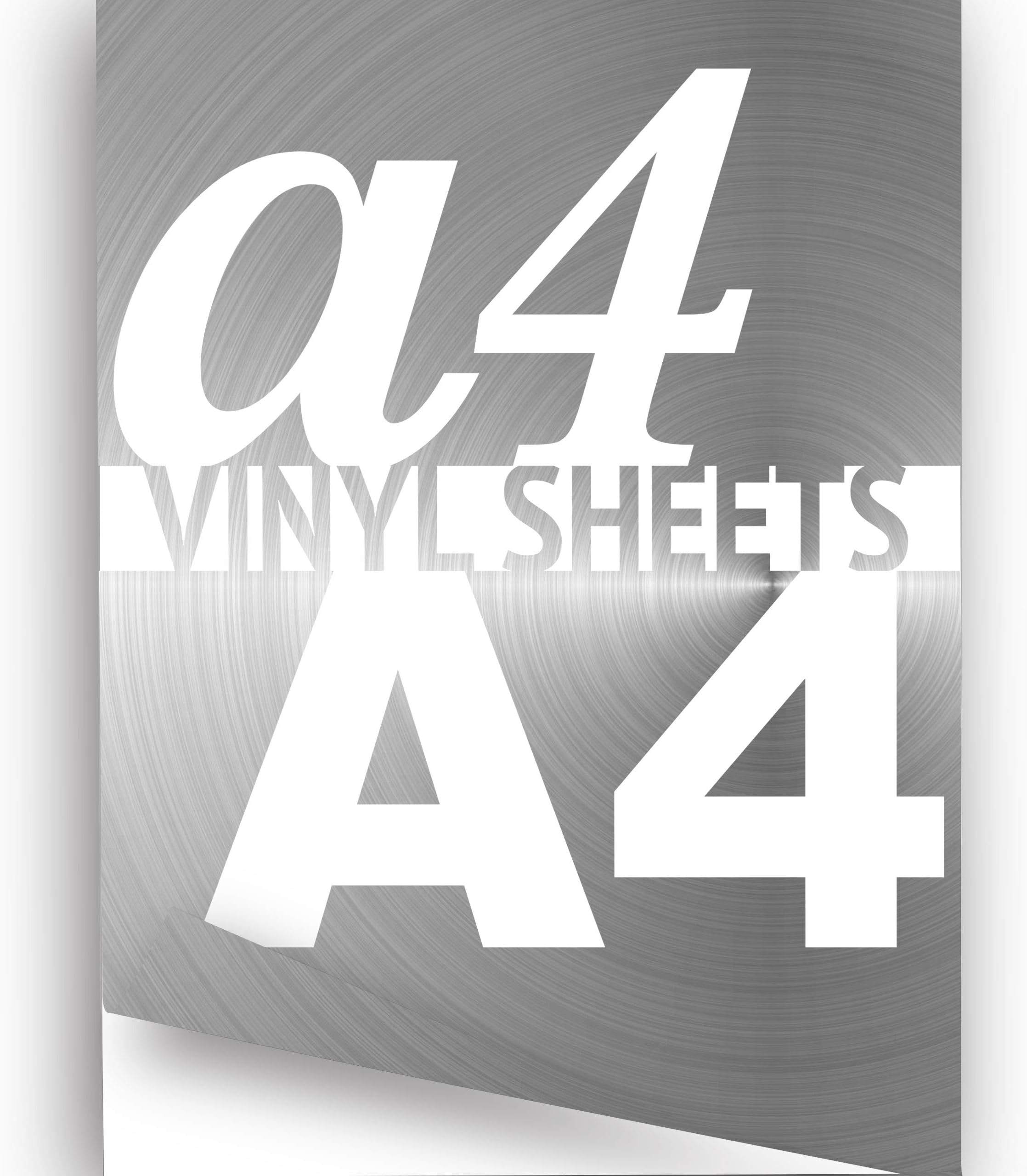 JasonCarlMorgan A4 Chrome Silver 297x210mm 2x Self-adhesive Mirror Effect Vinyl