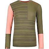 Ortovox Women's 185 Rock'n'Wool Long Sleeve Base Layer, Soft Breathable Merino Wool Base Shirt for Winter Touring & Skiing