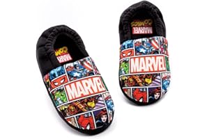 Marvel Avengers Slippers Boys Kids Comic House Shoes Loafers