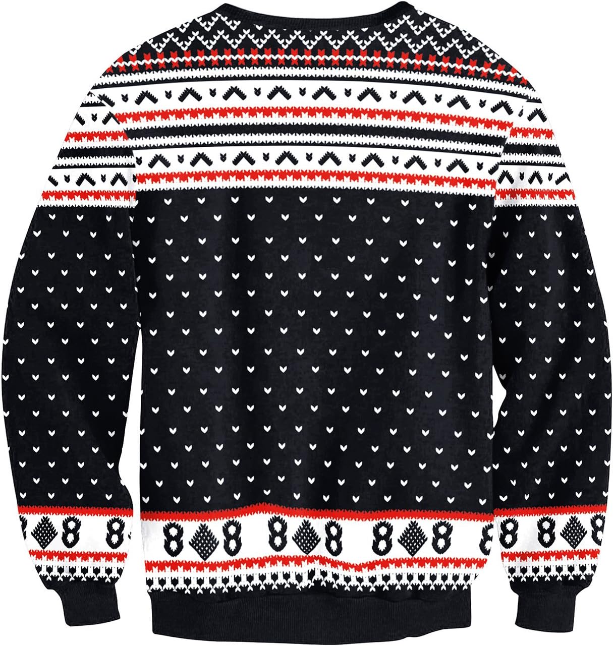 URVIP Unisex Ugly Christmas Pullover Sweatshirts 3D Digital Printed Graphic Shirts
