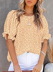 Dokotoo Womens Tops Summer Blouses and Tops Casual