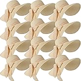Tigeen 12 PCS Women's Wide Brim Straw Hats Floppy Sun Hat Foldable Multicolor Summer Beach Sun Cap UPF 50+
