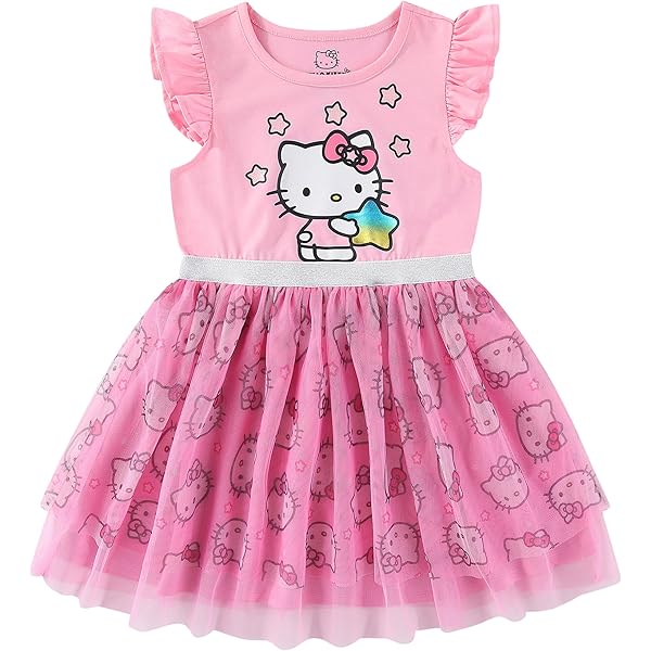 hello kitty maxi dress Baby and Toddler Girl Hello Kitty Long Sleeve Dress