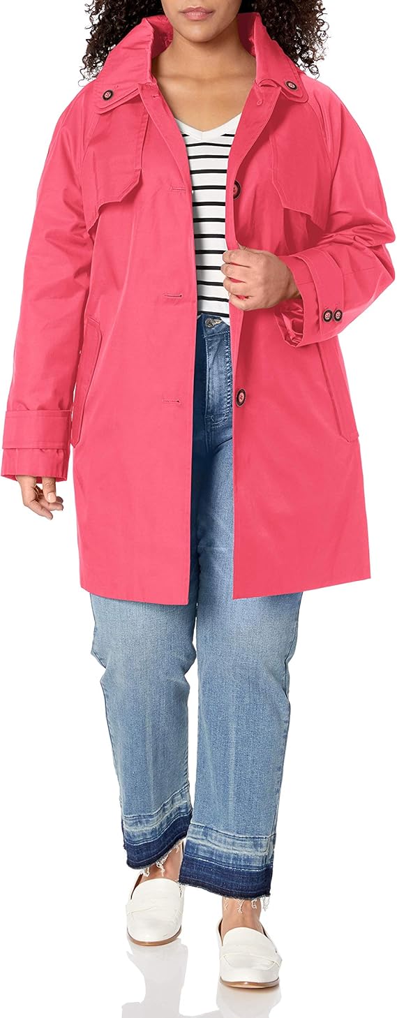 LONDON FOG Women's Raincoat Amazon.co.uk Clothing