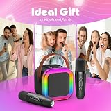 Dislocati Kids Karaoke Machine Bluetooth Speaker with 2 Microphones view 5