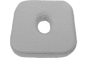 jojofuny Ear Piercing Pillow with Hole Memory Foam Pillow Piercing Sleeping Earlobe Protector Cushion for Side Sleepers Infla