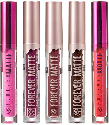 Amazon.com : Ruby Kisses Forever Matte Liquid Lipstick 5 Pack