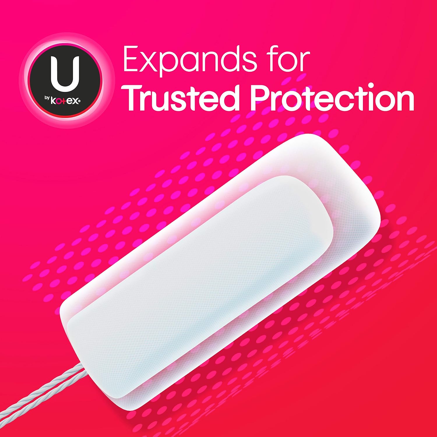 U by Kotex Security Tampons, Super Absorbency, Unscented, 32 Count (Packaging May Vary): Health & Personal Care