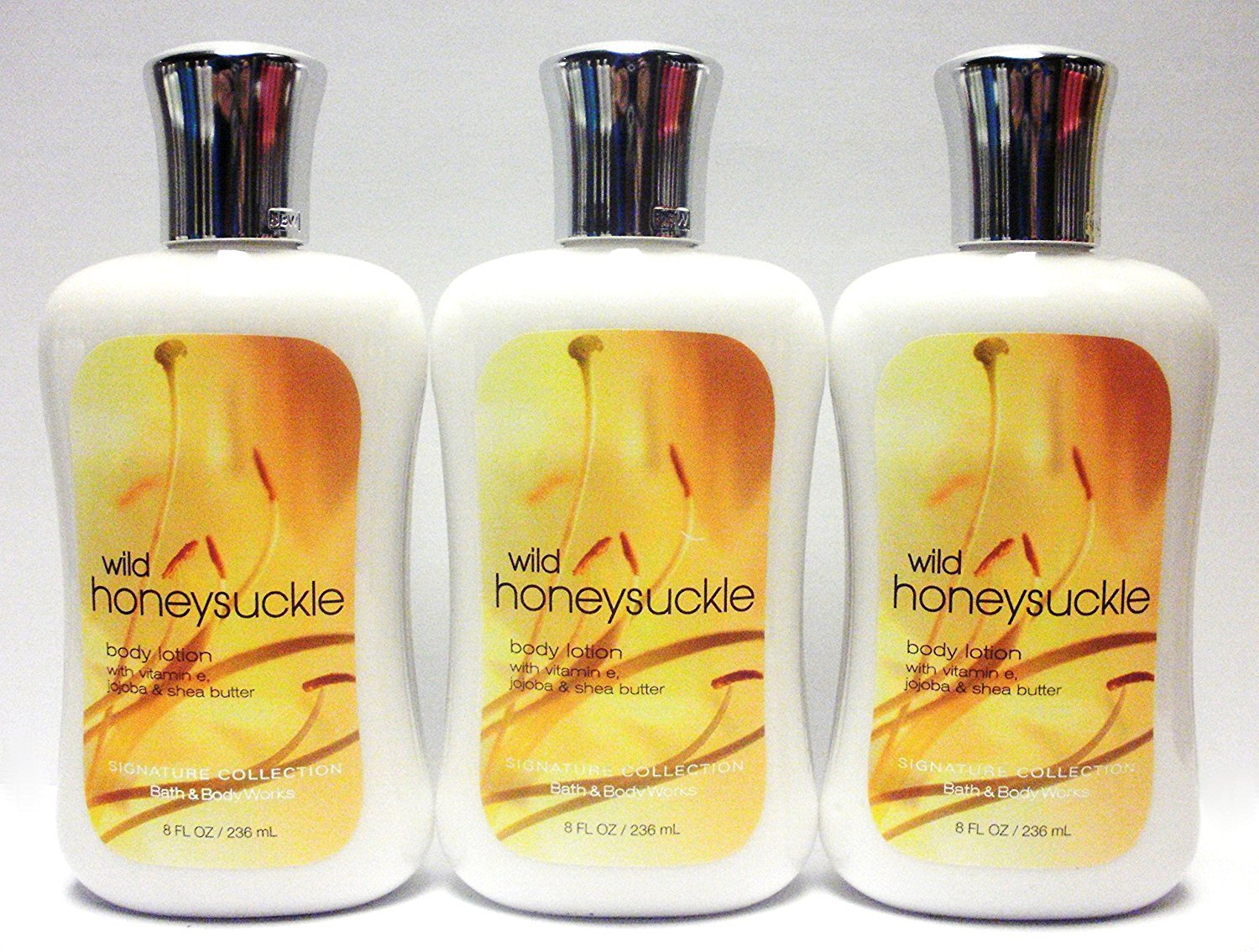 Bath & Body Works Wild Honeysuckle Shower Gel 10 Oz SET of