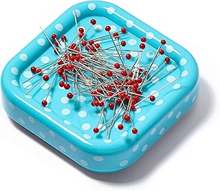 PrymLove magnetnadelkissen , glaskopfnadel ,9g ,rot