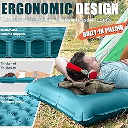 GDREAMT Inflatable Camping Sleeping Pad with