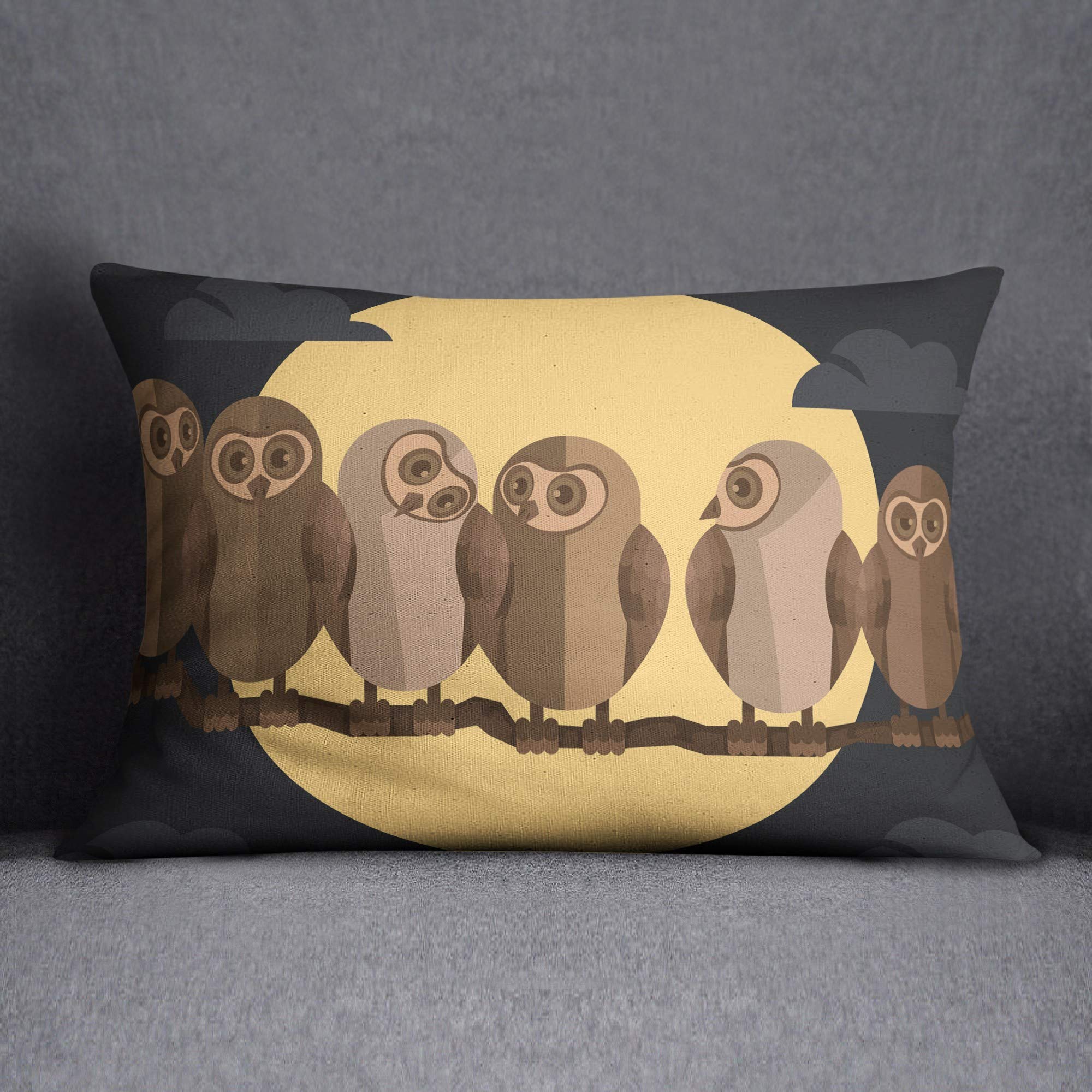 Bonamaison Decorative Cushion Cover, New Designed/Easy-care Cushion Cover, Hidden Zipper, Size: 35X50 Cm - Designed and Manufactured in Turkey