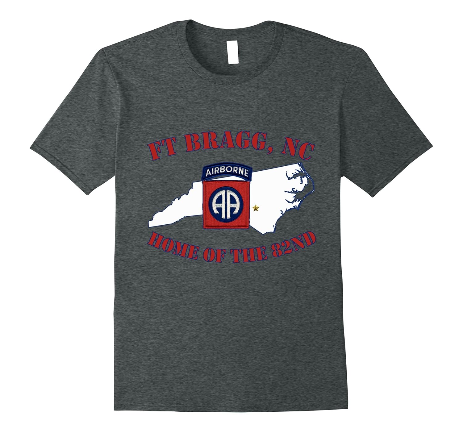 Fort Bragg Military Base-Army Post-Fayetteville, NC T-shirt-ANZ