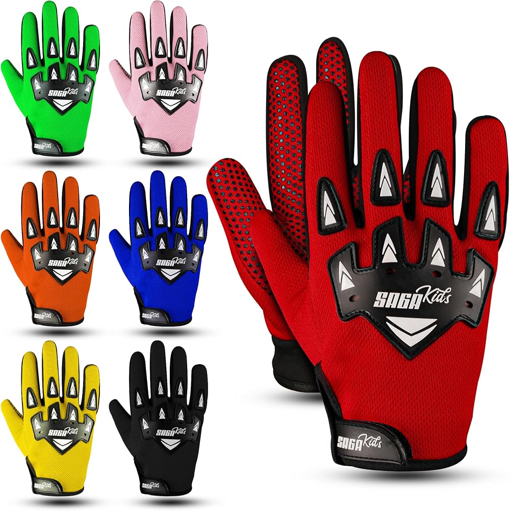 Saga Sports Kids Bike Gloves For Future Champions Motocross Protection
