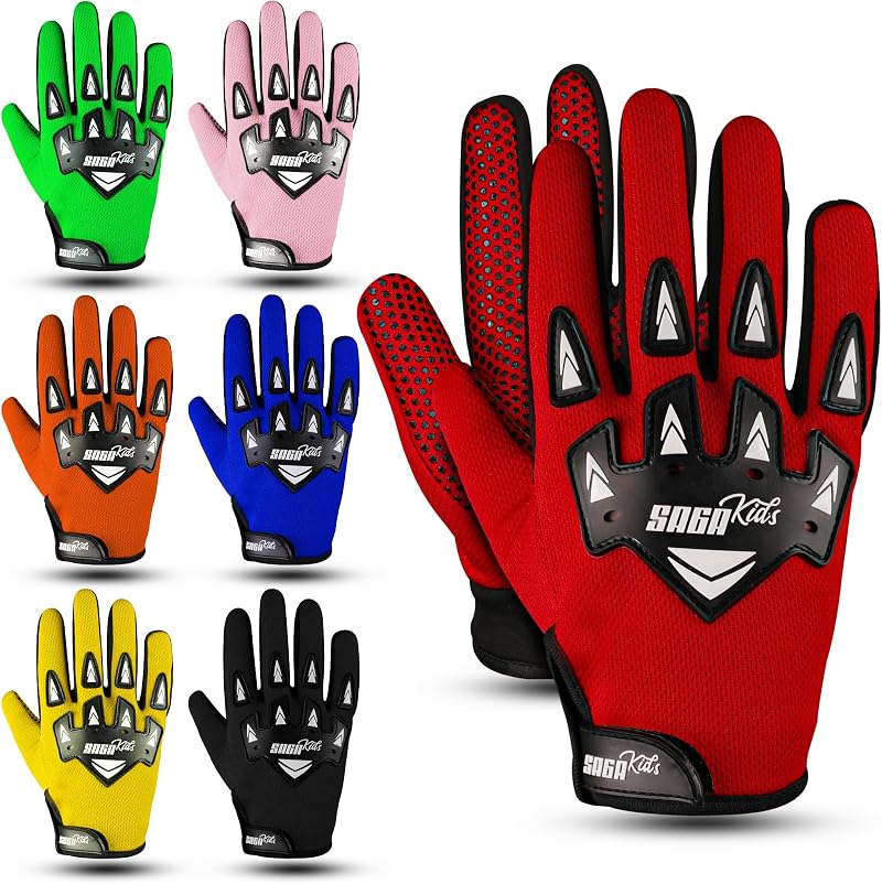 Saga Sports Kids Bike Gloves For Future Champions Motocross Protection
