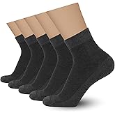 SERISIMPLE Mens Rayon Bamboo Ankle Breathable Socks Thin Quarter Athletic Comfortable Casual Mesh Socks 5 Pairs