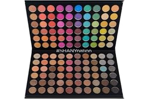 SHANY Ultimate Fusion - 120 Color Highly Pigmented Makeup Palette Long Lasting Blendable Natural Colors Eye shadow Palette Natural Nude and Neon Combination