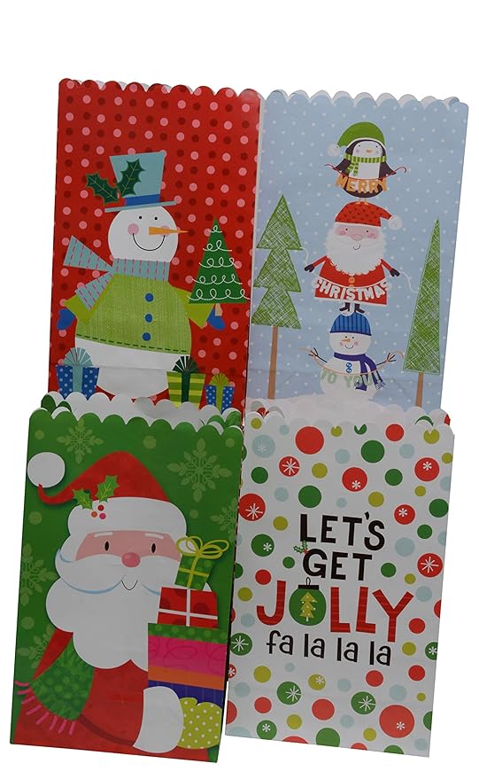 Amazon.com: Christmas Cookie Favor Bags, Treat Bags for Goodies in 4
