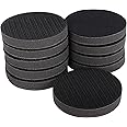 NuoDunco 3 Inch (75mm) Soft Foam Interface Sponge Pad 10 Pack 3" Hook and Loop Replacement Orbital Sander Pad for 3 Inch Rand