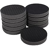 NuoDunco 3"75mm Soft Foam Interface Pad, 10Pc Hook &amp; Loop DA Sander Backing | Fits Most 3 Inch Random Orbital Sanders. Soft Sponge Cushion Reduces Vibration. Ideal For Car Auto Body Sanding Discs.