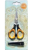 Beaditive Precision Craft Scissors - Stainless Steel Paper Crafting Scissors With Safety Cap - Ultra Sharp Blades & Non…