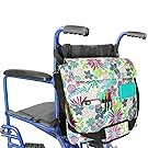 Wheelchair Bag (White) By Vive - Essential Wheelchair Accessory Compatible with Rolling Walkers & Transport Chairs - Hands Free Storage for Disability Equipment