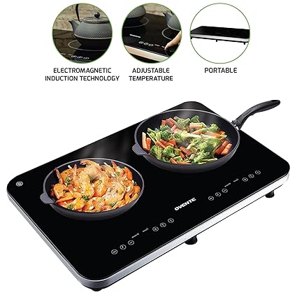 Buy Ovente Induction Countertop Burner Cool Touch Ceramic Glass
