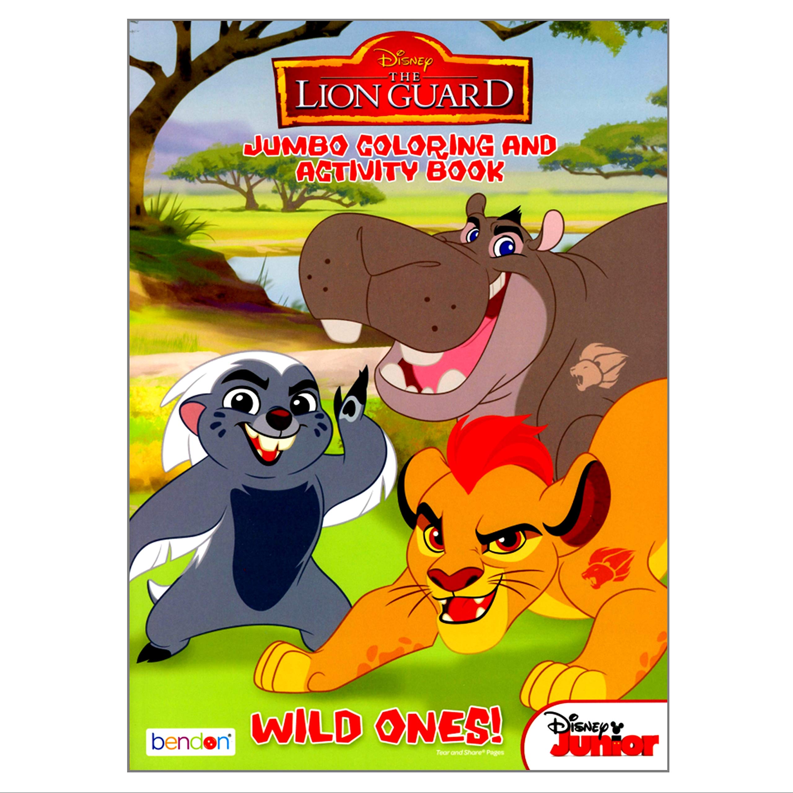Download Disney The Lion Guard Jumbo Coloring Activity Book Wild Ones Disney 0805219612118 Amazon Com Books