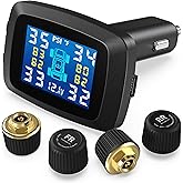 MARCALA Plug-In TPMS Tire Pressure Monitor System | Set of 4 Tire Pressure Sensor | Tire Pressure Monitoring system for Cars,