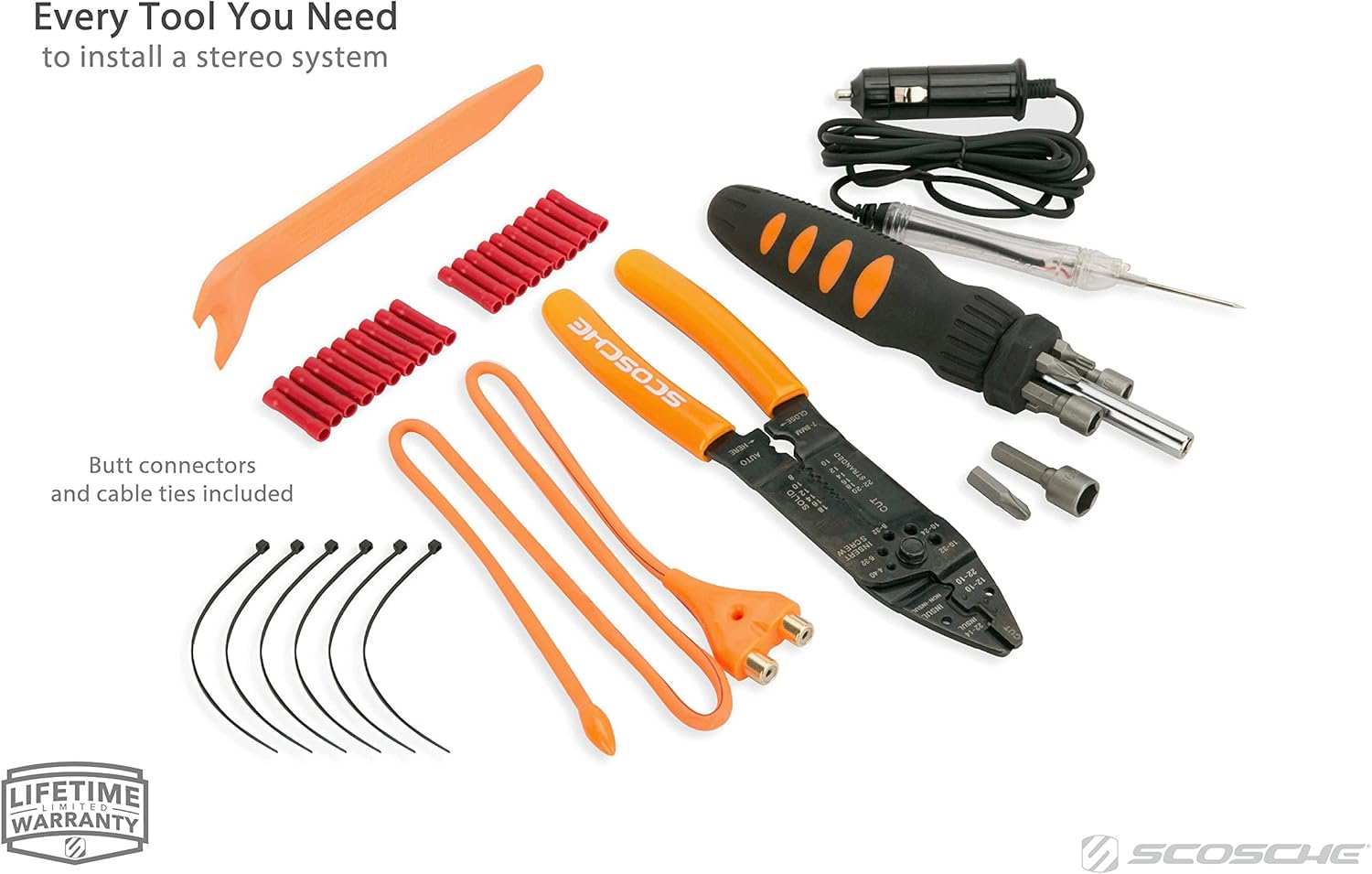 SCOSCHE DT1 DIN Automotive Car Radio Removal Pry Tool Kit: Car Electronics