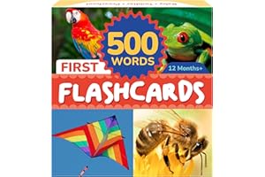 TOYVENTIVE 500 Words Flash Cards for Toddlers 1–3 with Rings – 1 Year Old Girl & Boy Gifts – Toddler Flash Cards – Learning & Educational Toys for 1+ Year Old – Montessori & Learning Toys for 2 Year Olds