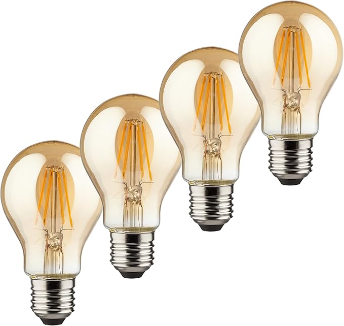 Muller Licht Led Light Bulb Shape Retro Polycarbonate 6 5 Set Of 4 White Amazon De Beleuchtung Led Lampen Retro