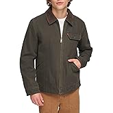 Levi's Men's Workwear Cotton Canvas Corduroy Collar Depot Jacket