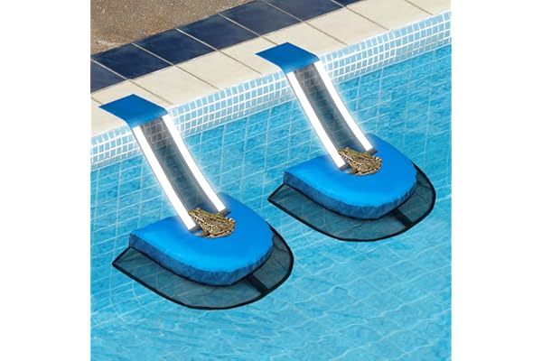 2Pcs Pro Animal Frog Wildlife Saving Saver Escape Ramp Bridge for Swimming Pool Floating Small Animal Critter Ducks Escape Ra