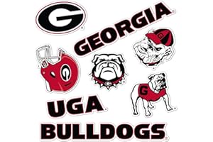 Desert Cactus University of Georgia Sticker Bulldogs UGA Dawgs Sticker Vinyl Decals Laptop Water Bottle Car Scrapbook Sheet T2 (Type 2)