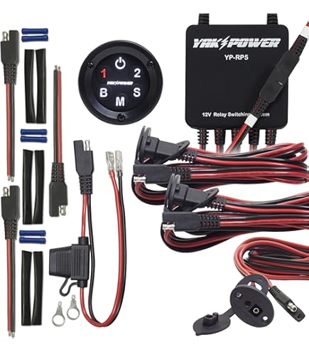 TUKIMA Yak-Power SAE Y-Adapter – Wetterfestes Plug-and-Play-Verbindungsstück Für Wassersport-Elektronik