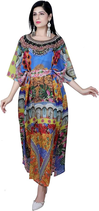 long silk caftan