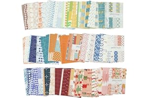 Cenbee 450 Sheets Vintage Scrapbook Paper Supplies Aesthetic Decorative Paper DIY Journaling Paper Craft Stationery Paper for Writing Drawing Scrapbooking Travel Journal (9 Styles), 014