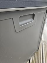 Garden Store Direct 190L Grey Plastic Outdoor Storage Box 96x45x49cm Strapped view 6
