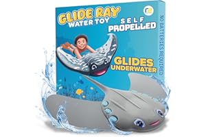 REFRESH SPORTS Swimming Pool Toys for Kids: Stingray Pool Torpedo Swim Toy - Self Propelled Water Toy Glides Underwater - Best Water Games & Outdoor Gifts for Boys & Girls - Diving Toys For Kids Ages 5 6 7 8 9 10 +
