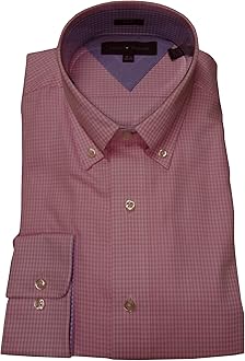 Tommy Hilfiger Men S Slim Fit Shirt Size 14 1 2 32 33 Color Pink At Amazon Men S Clothing Store
