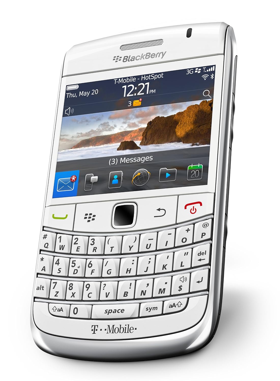 Amazon.com: BlackBerry 9780 Bold Unlocked Smartphone with 5 MP Camera,  Bluetooth, 3G, Wi-Fi, and microSD Slot - Unlocked Phone - No Warranty -  White: Cell ...