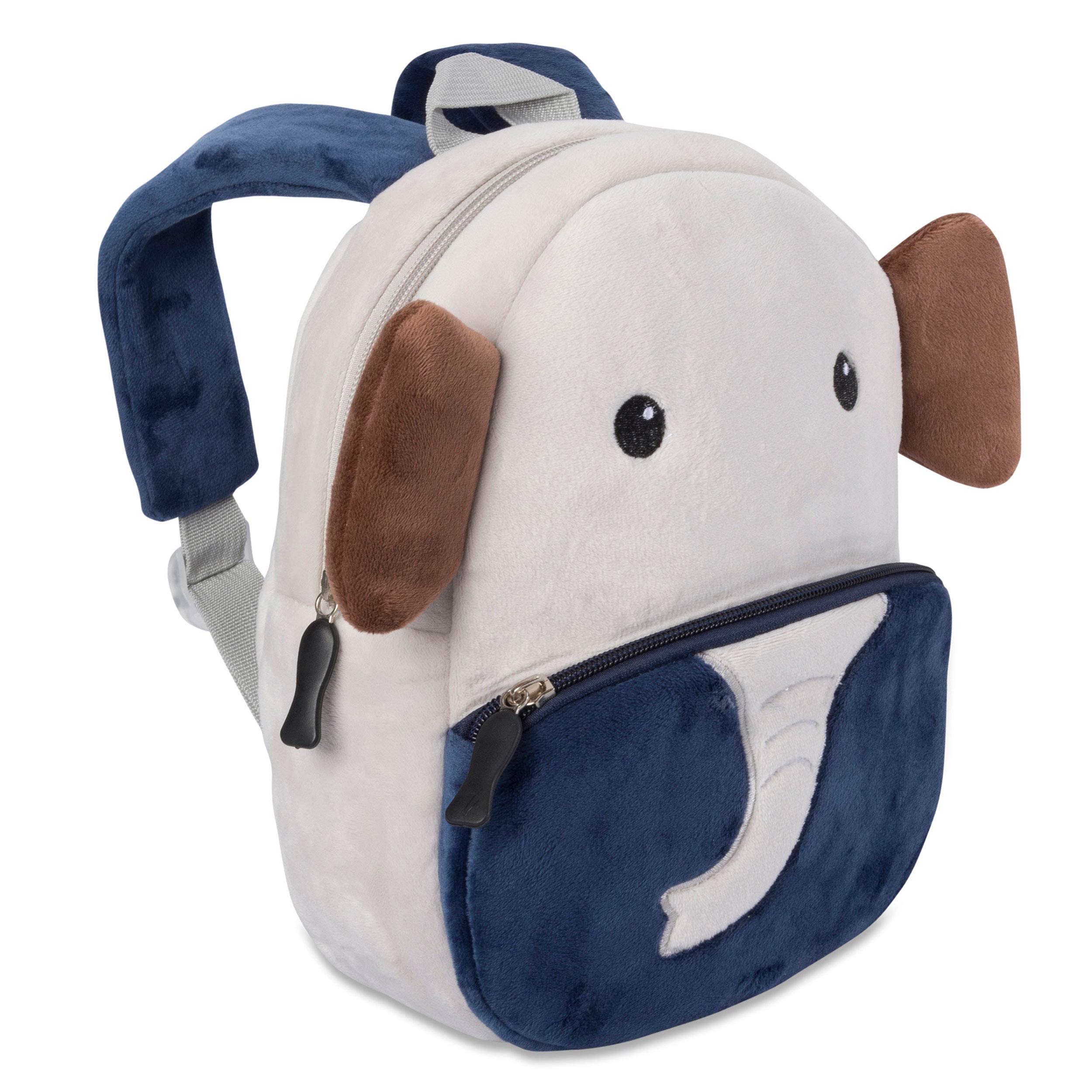 Kids Backpack for Toddlers Kindergarten Backpack for Kids Backpack School Bag Animal Backpacks 1-4 years, Robust, Lightweight, Fluffy & ergonomic straps (Elephant)