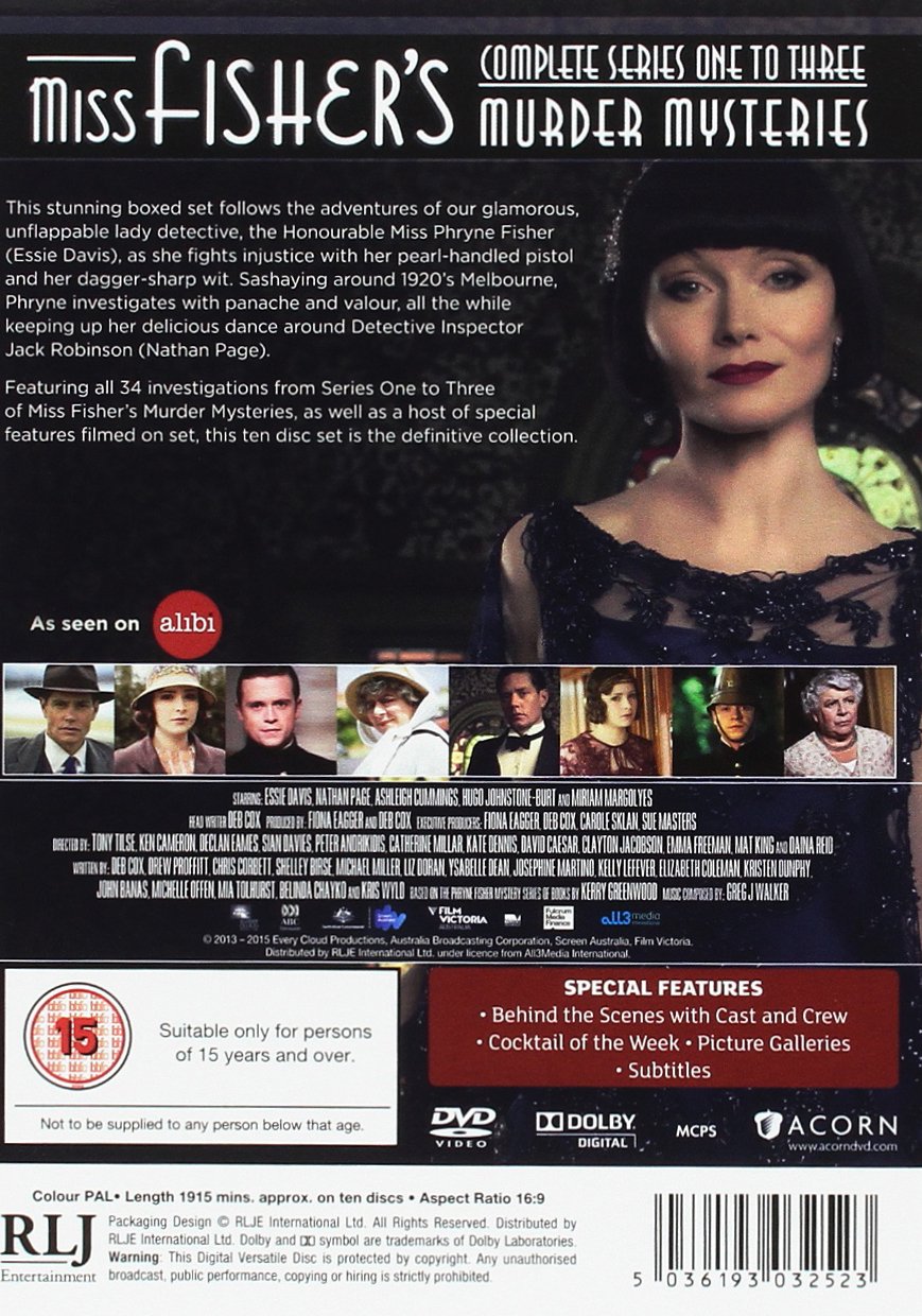 Miss Fisher S Murder Mysteries Series 1 3 Dvd Uk Import Amazon De Essie Davis Miranda Otto Miriam Margoyles Essie Davis Miranda Otto Dvd Blu Ray