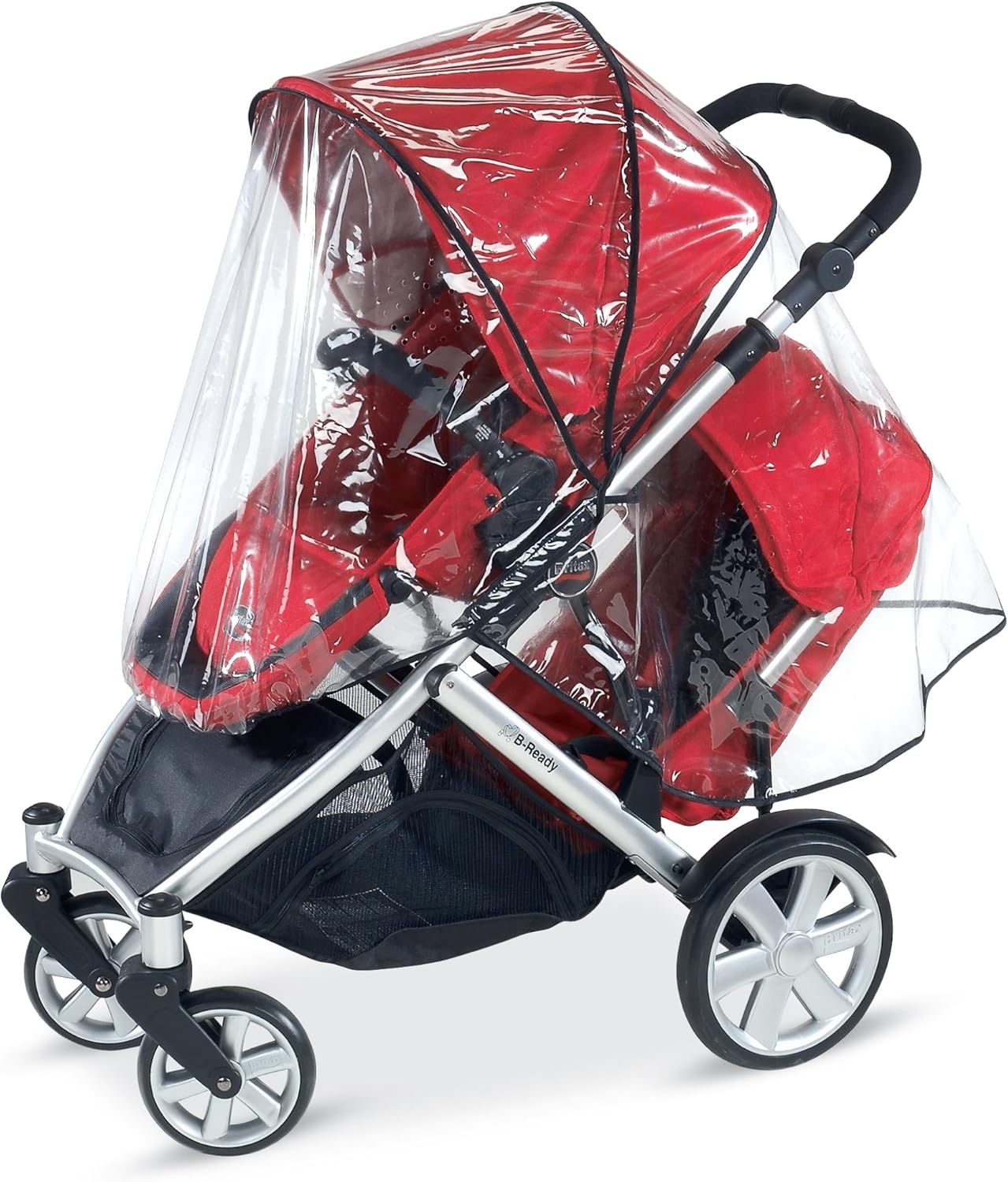britax b agile double rain cover