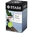 Stash Tea Earl Grey Black Tea - Caffeinated, Non-GMO Project Verified Premium Tea with No Artificial Ingredients, 20 Count (P