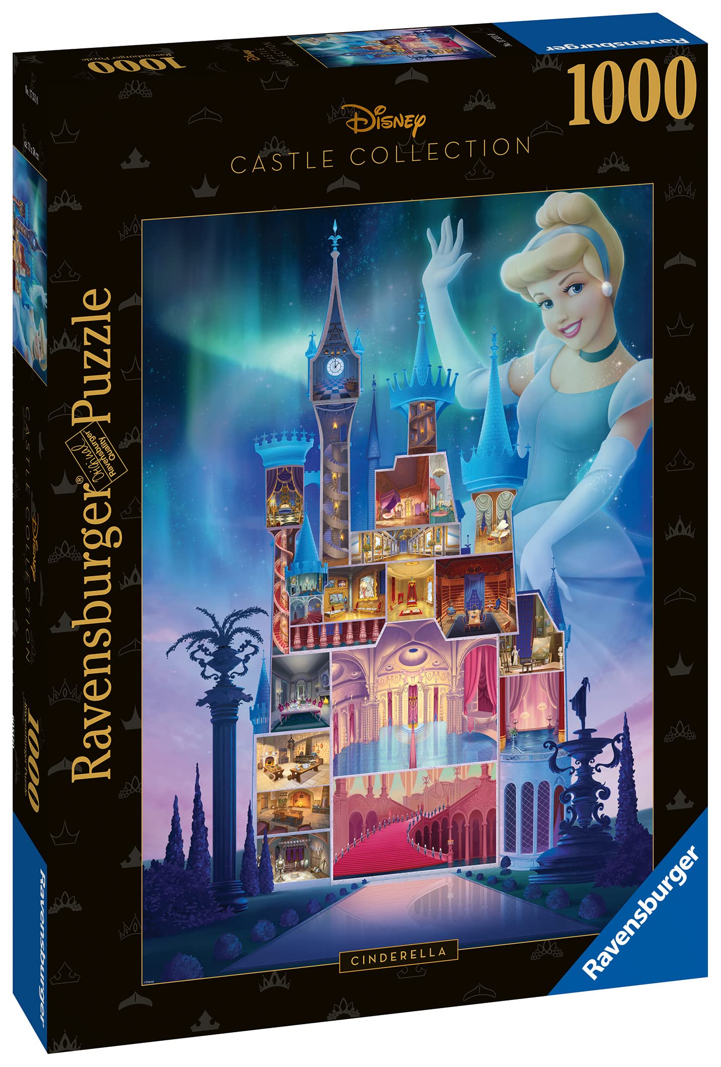 Ravensburger Disney Castles Cinderella 1000 Piece Jigsaw Puzzle for Adults and Children Age 12 Years Up