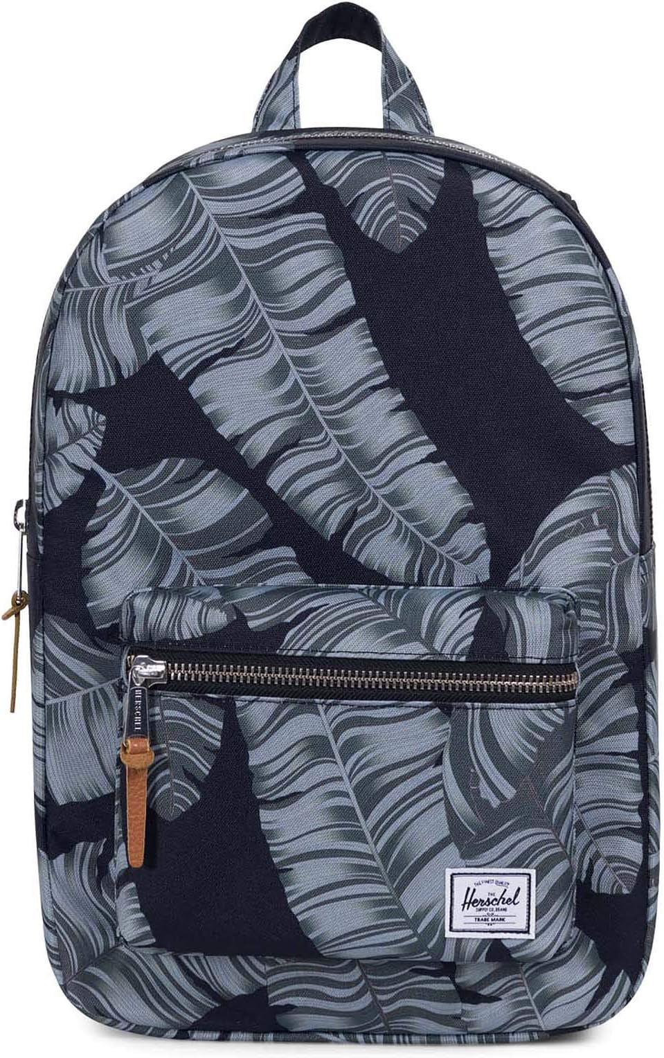 herschel black palm backpack